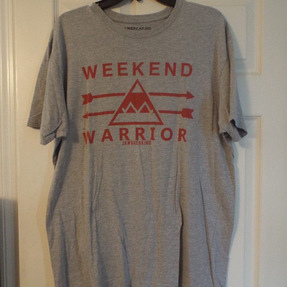 Grey Weekend Warrior Tee